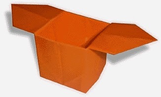 Hướng dẫn cách gấp hộp giấy có tay cầm đơn giản - Xếp hình Origami với Video clip - How to make a Box 