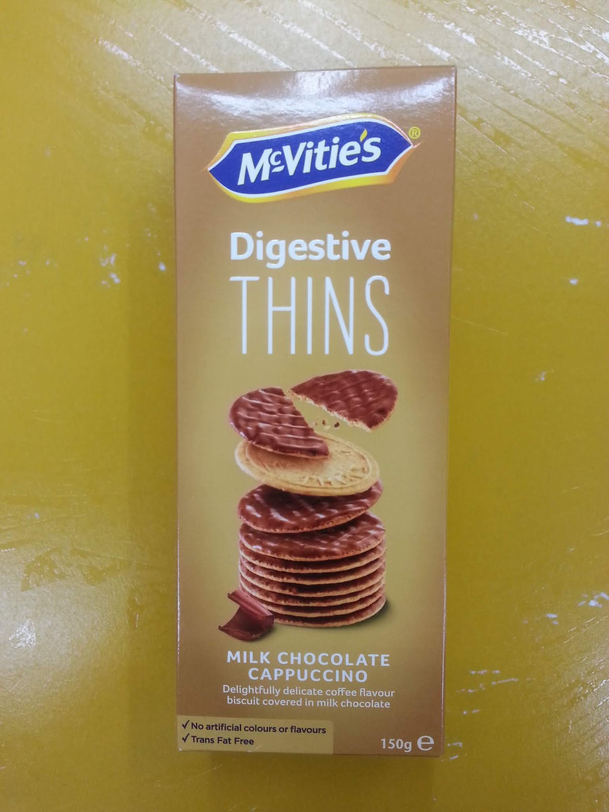 McVitie's Digestive Thins Milk Chocolate Cappuccino 150g