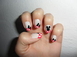 minnie mouse nails inspired nail beady notice doesn lol drawn others eyes ll she some