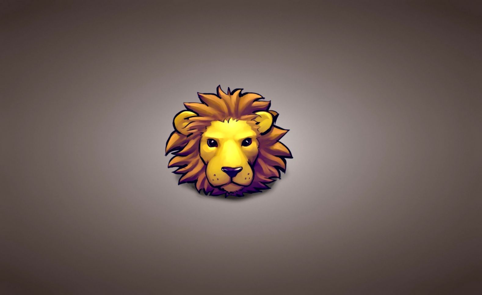 Lion Head Minimalism Cartoon 6966130