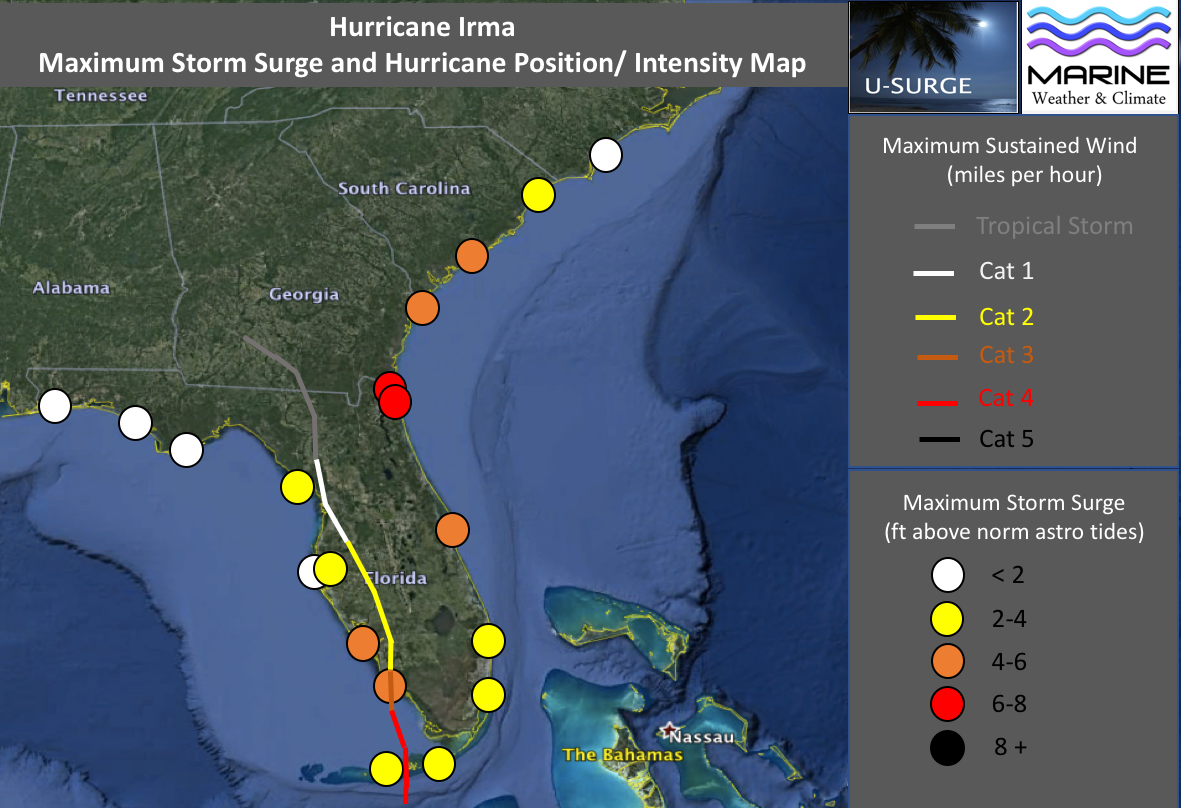 hurricane hal's storm surge blog: four surges in one