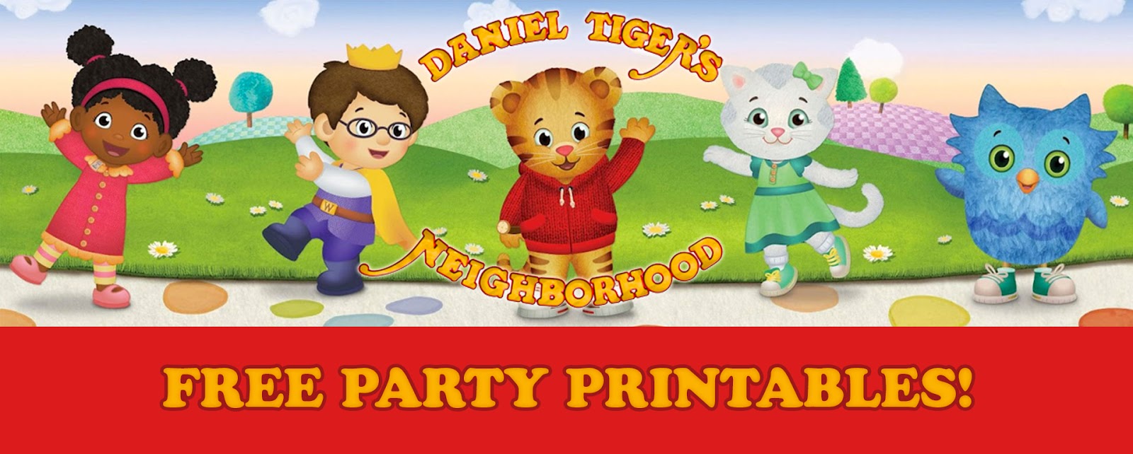 LuvibeeKids Co Blog Daniel Tiger Birthday Party Printables FREE 