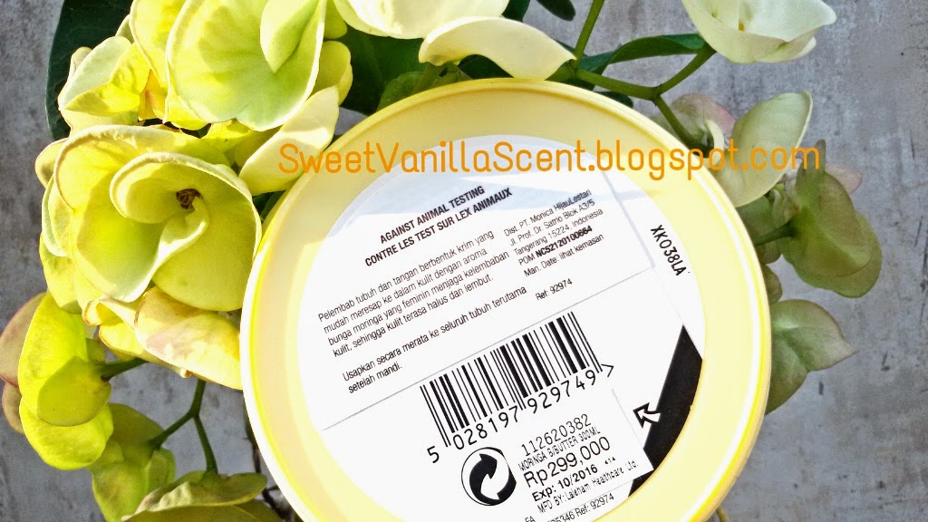 Tania's Blog Review The Body Shop Moringa Body Butter