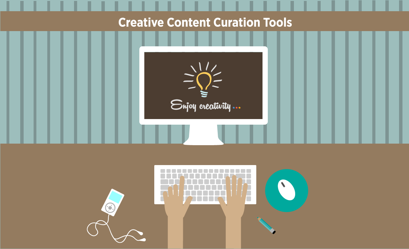 Creative Content Curation Tools for brands, businesses and compnaies - #infographic