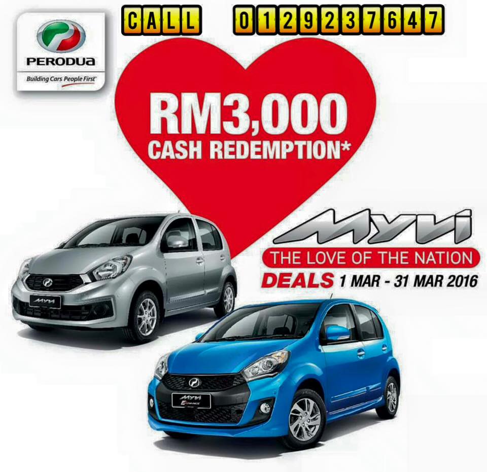 Diskaun Kereta Perodua March 2016 Beli Kereta Perodua Terus Dengan Branch Hq Perodua