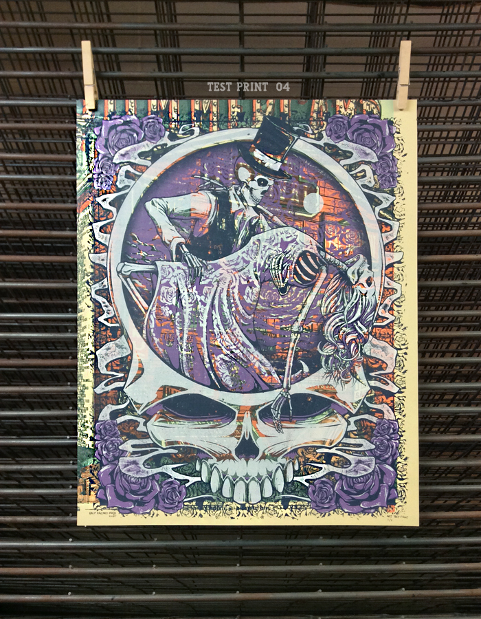 INSIDE THE ROCK POSTER FRAME BLOG Half Hazard Press One Last Dance