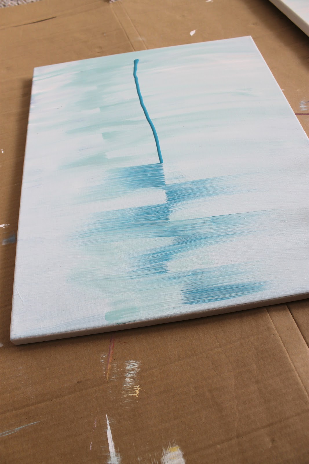 BEAUTY & THE BEARD: DIY Abstract Art How-to