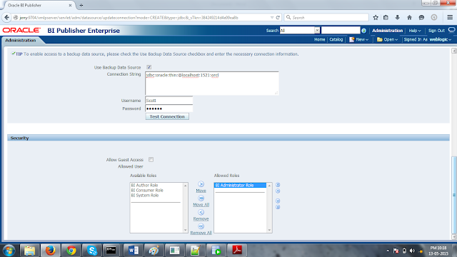 Oracle Business Intelligence: How to add Data Source in BI Publisher ...