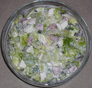 Salata fresh cu dressing iaurt (2 persoane)