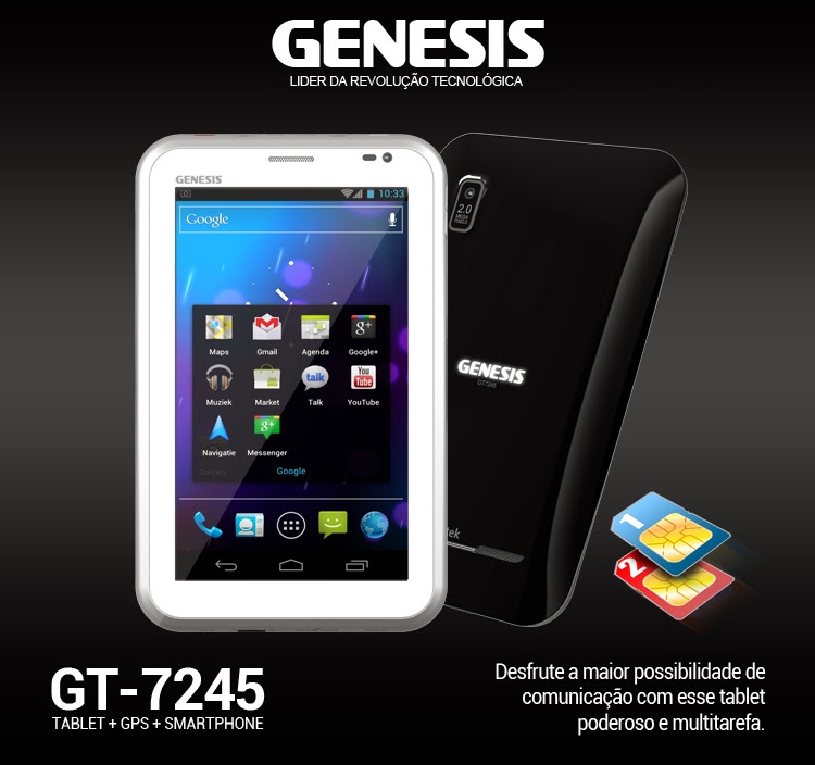 Tablet Genesis GT7245 Linha Genesis