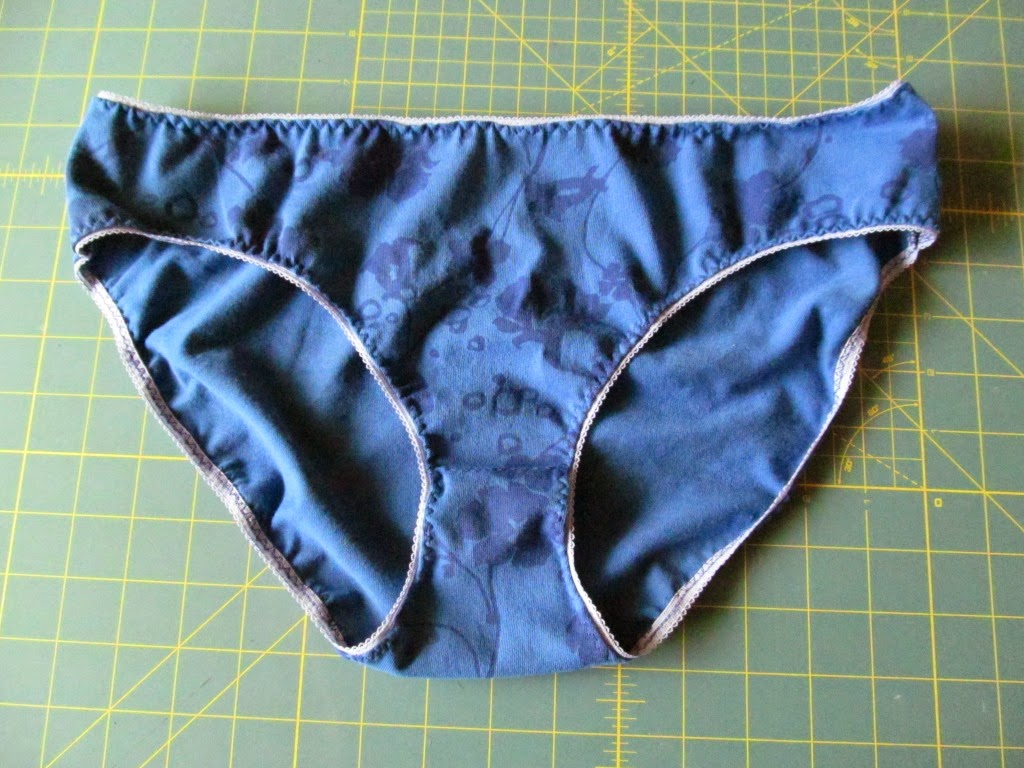 Sewing on Pins MeMade Panties a Trial Run