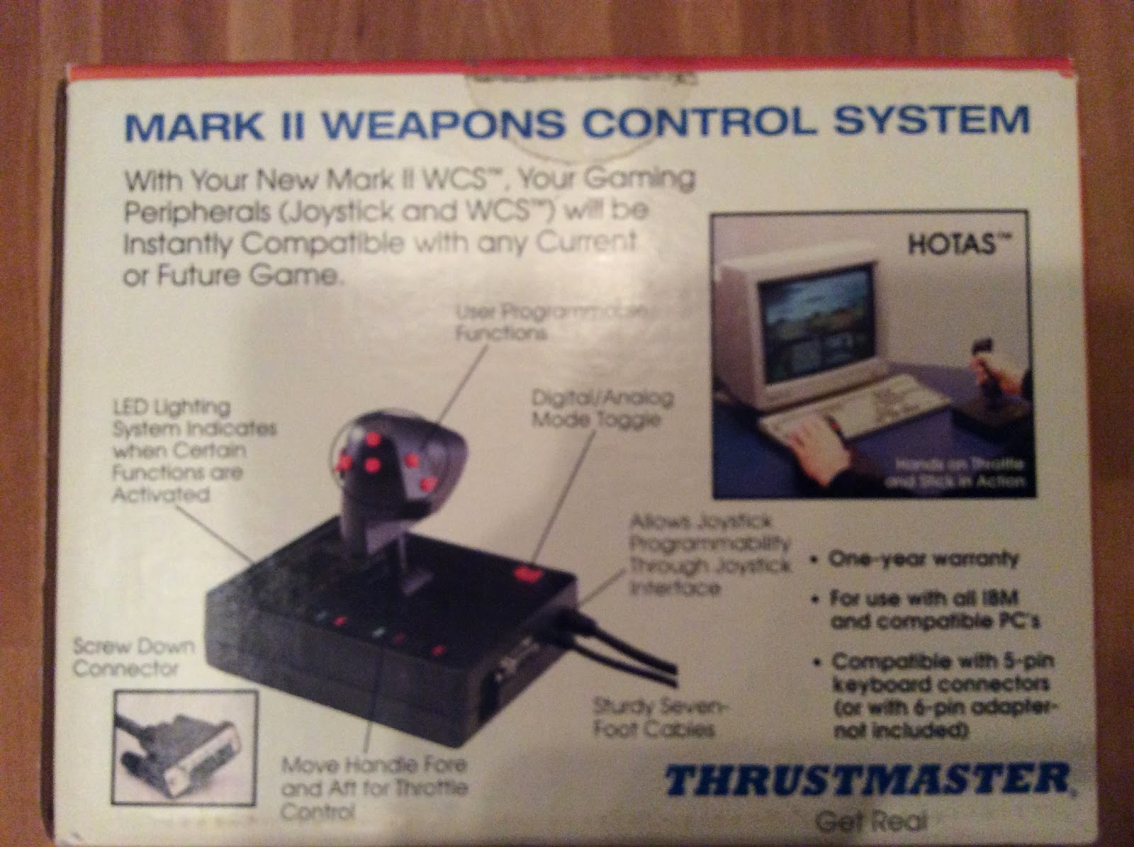 Leugengroot's Retro Flightsim Blog: Thrustmaster FCS pro and WCS Mark II