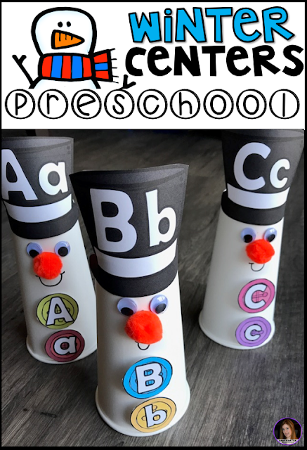 Are you looking for winter themed activities during the busy winter months? Then you will love our on our January Centers for Preschool. Each activity will keep your kids busy, while building important academic skills.