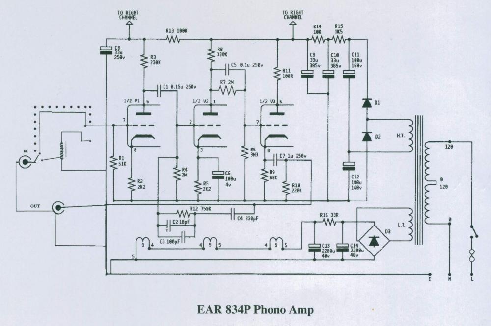 Octal EAR 834P phono preamp