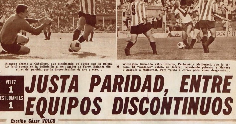 Estudiantes de La Plata 1967 Nacional Primera División 12ª fecha