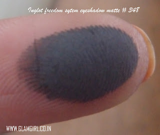 INGLOT FREEDOM SYSTEM EYESHADOW MATTE # 348 REVIEW