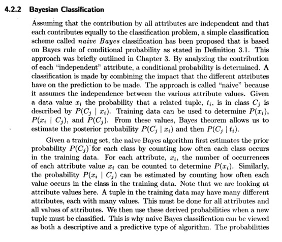 DATA WAREHOUSING AND DATA MINING: Statistical based algorithms