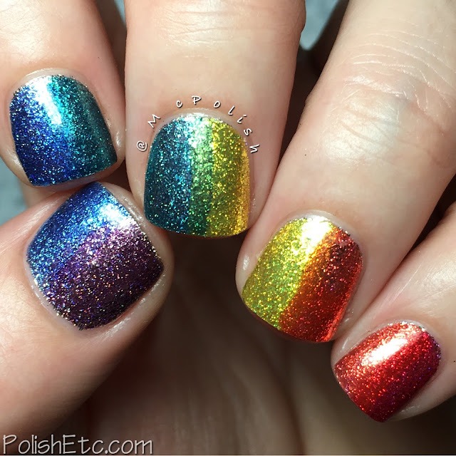 Weekend Nailz - The Syrup Collection - McPolish - jelly rainbow