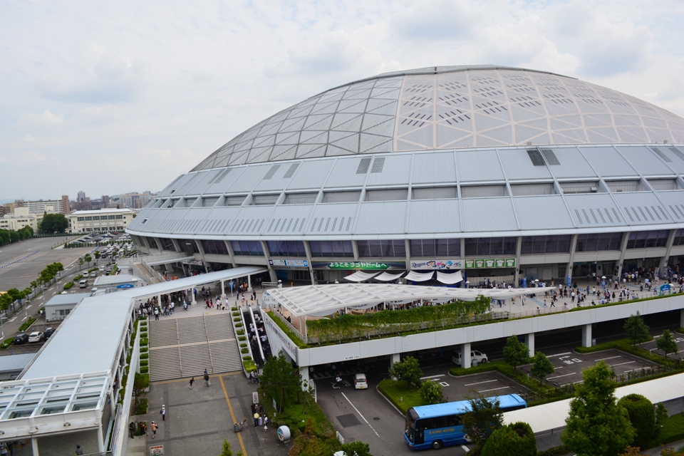 Life with hubby Baseball game at Nagoya Dome