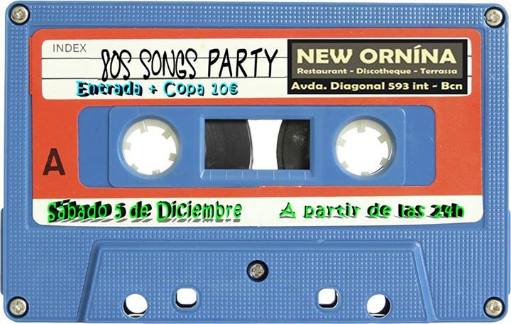 Flyer 80s Songs Party