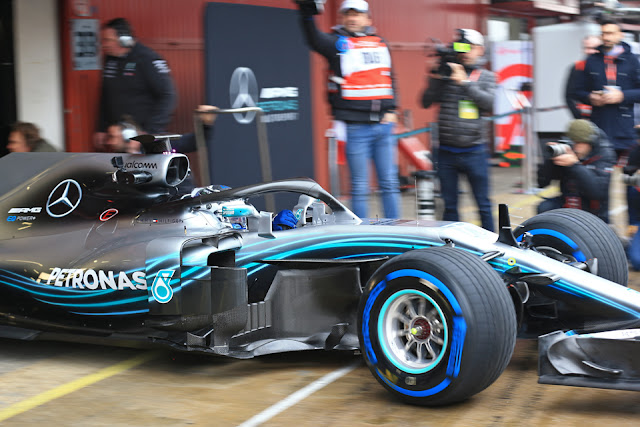 MERCEDES W09 con la "nuova" ala - Foto Octane FUnoAnalisiTecnica