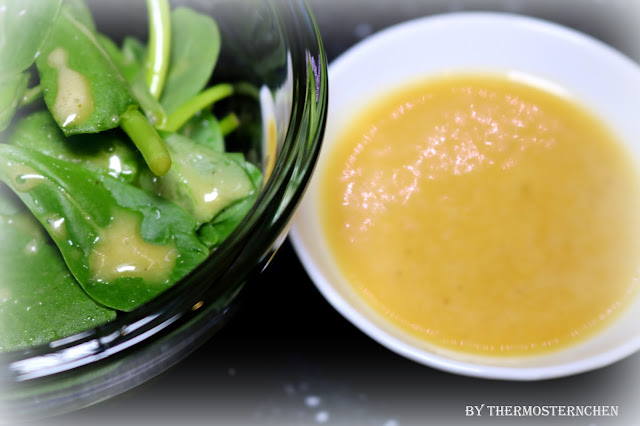 Honig Senf Dressing für grüne Salate aus dem Thermomix®