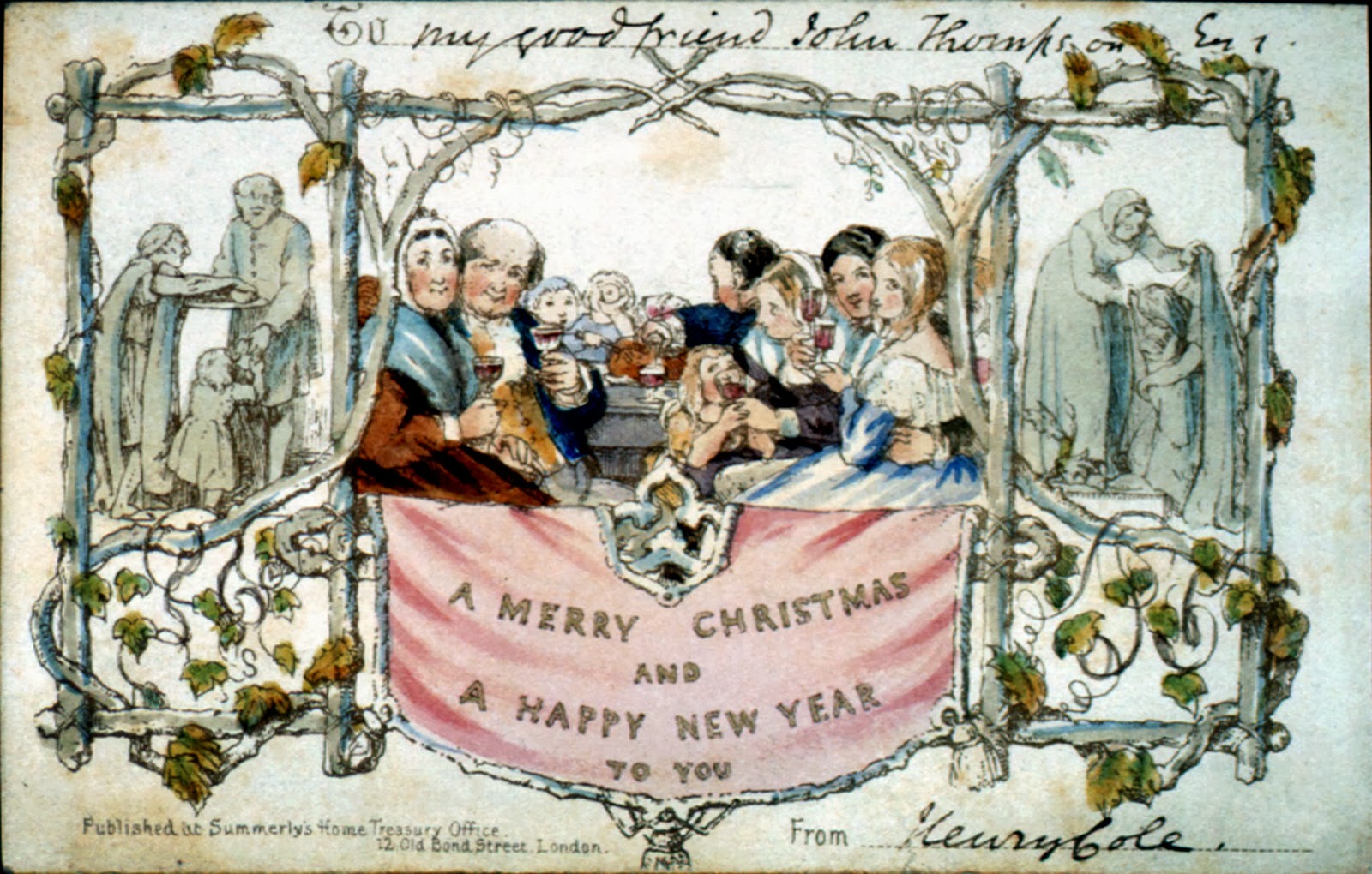 Cool Cards: Victorian Christmas Cards - 1843