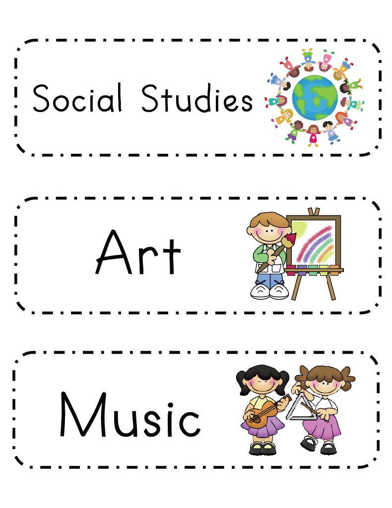 kindergarten schedule clipart - photo #9