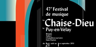 affiche festival de la Chaise dieu 2013