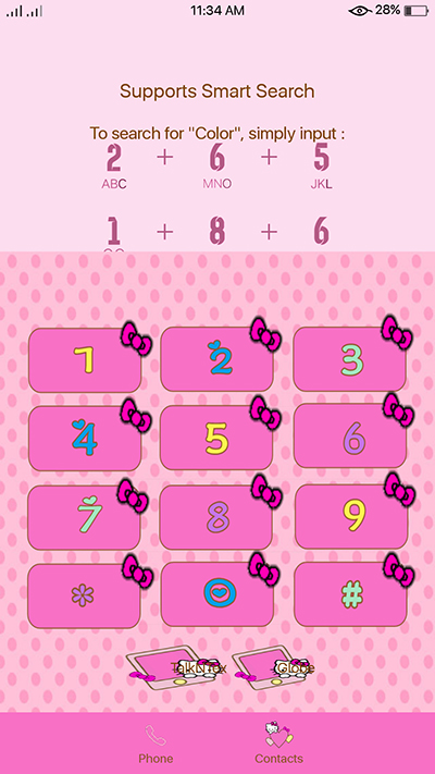 Oppo F3 Theme Pinkish Hellow Kitty Theme