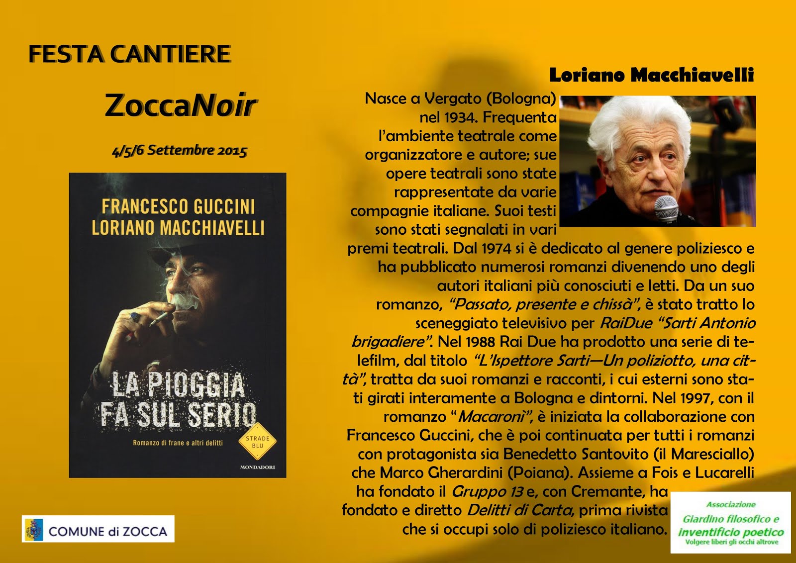 Biografia Loriano Macchiavelli