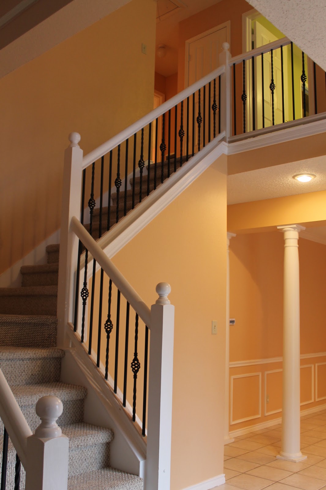 Life's Sweeter with Chocolate Updating Stair Baluster Spacing