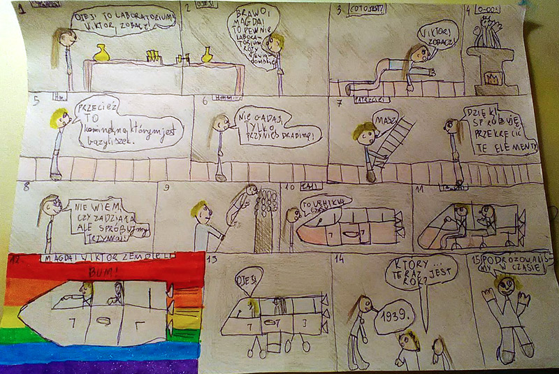 Narysuj Komiks Przedstawiający Uwięzienie I Uwolnienie świętego Piotra Komiks „Tajemnice Starego Pałacu” - Katarzyna Majgier