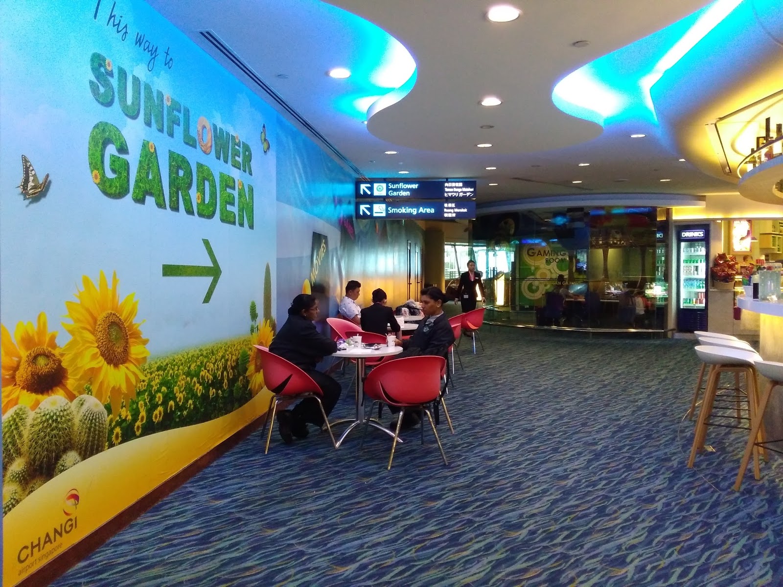 Helmia Miaphy Sunflower Garden Changi Airport T2