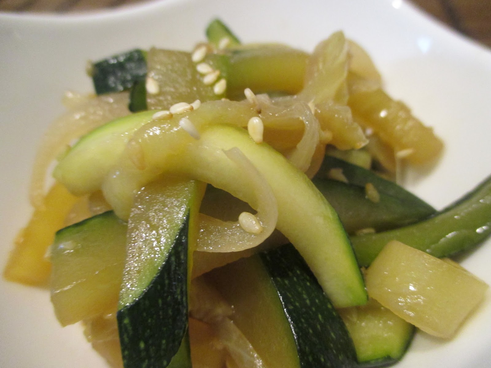 Otaku Family Japanese Zucchini and Onions