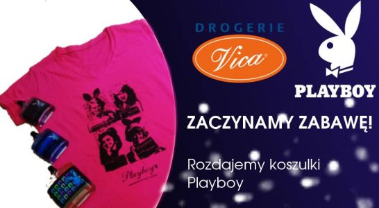 Do wygrania 5 damskich koszulek Playboy Konkurs
