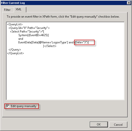 Network Logon Failure Report EventID 4625
