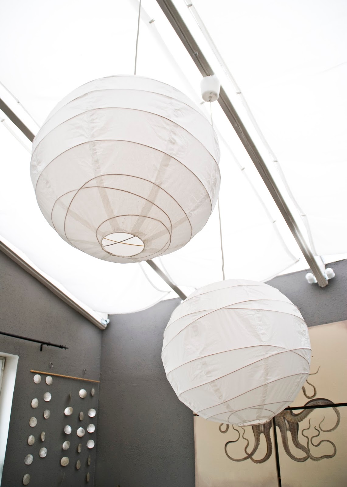 Ikea Hack Of Some Joxtorp Pendant Lights And Some Pretty