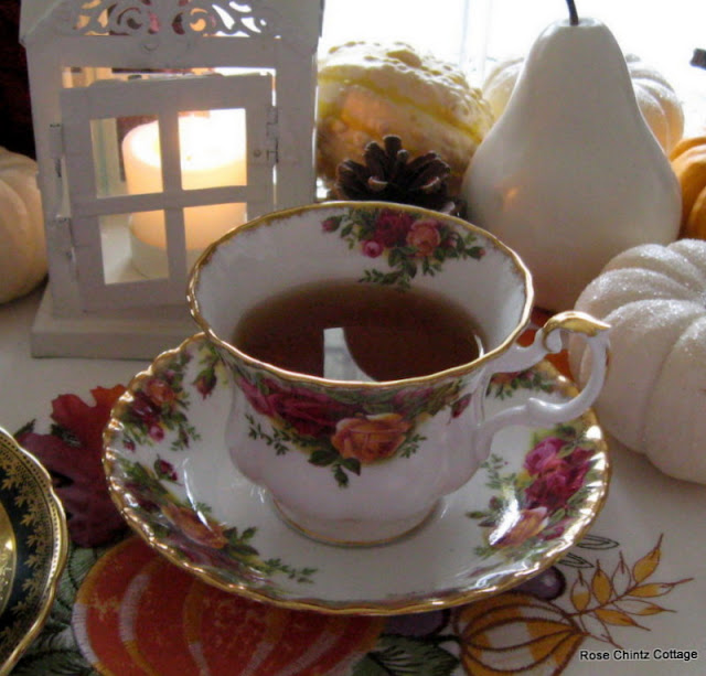 Rose Chintz Cottage: An Autumn Tea for Tea Time