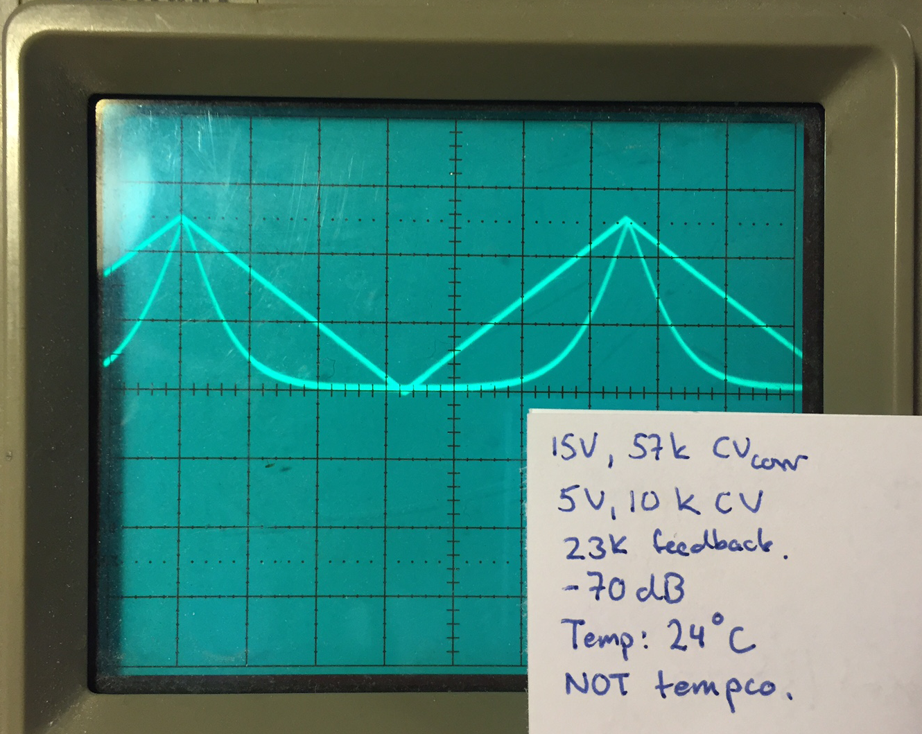 A to Synth Exponential VCA with temperature correction