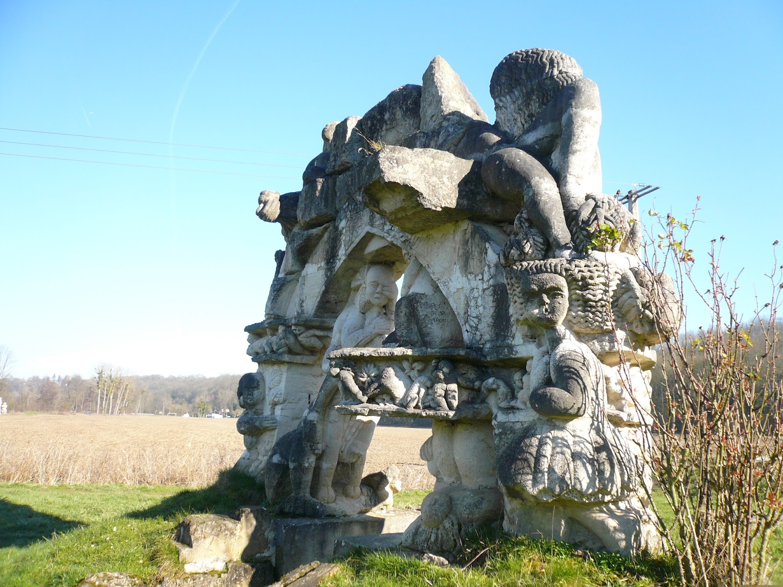 Le blog photos de Jo: Le Jardin de sculpture de la Dhuys sur la commune