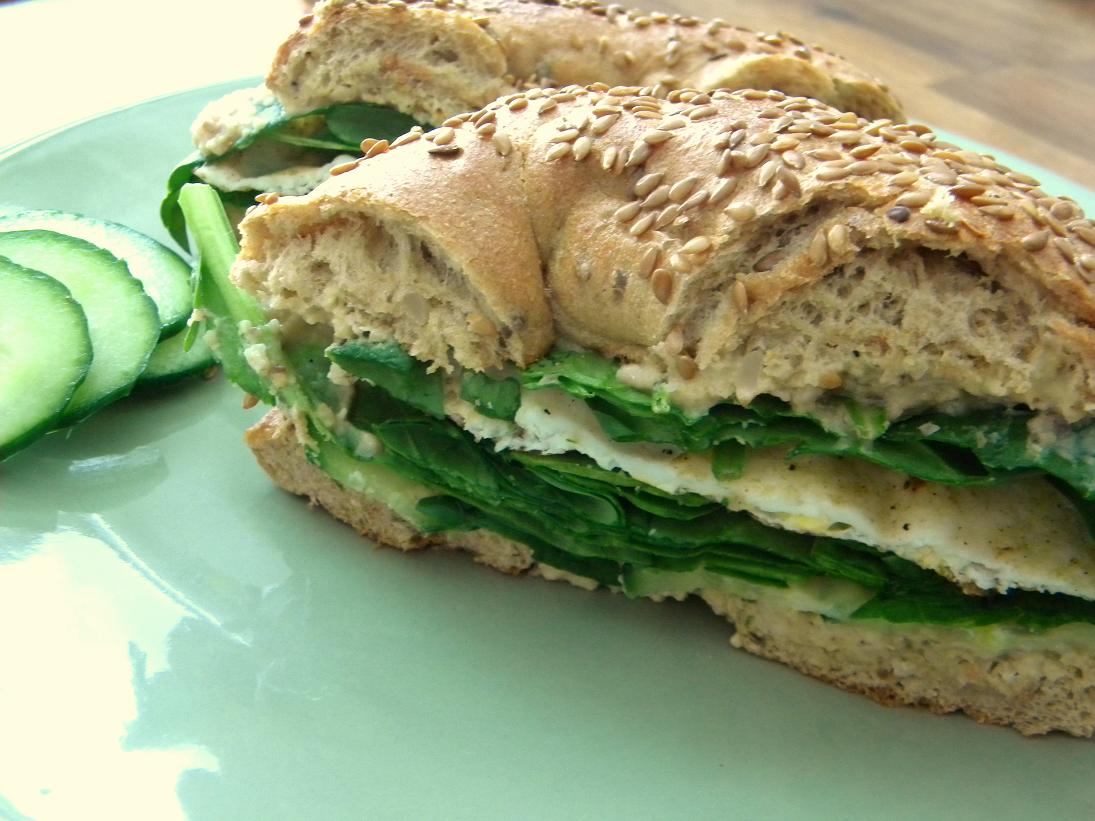 Hot Mess Cooking Best EVER Bagel Sandwich