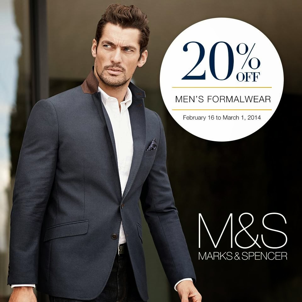 Manila Shopper: Marks & Spencer Men's & Women's Formal Wear SALE: Feb 2014