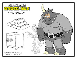 spider rhino amazing 1930 spiderman cartoon swings into character sheet template drawing minionfactory drawings minion 1930s