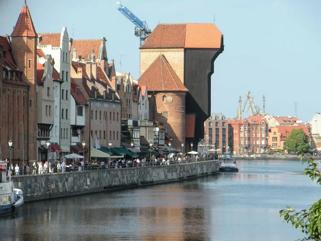Things to do in Gdansk Poland: Check out the Medieval crane on the Motława River