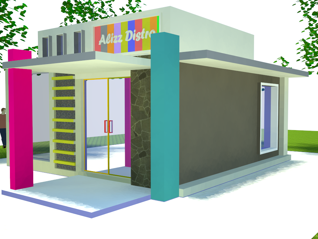 20 Model Desain Kios Minimalis Modern Terbaru 2017 Desain Rumah