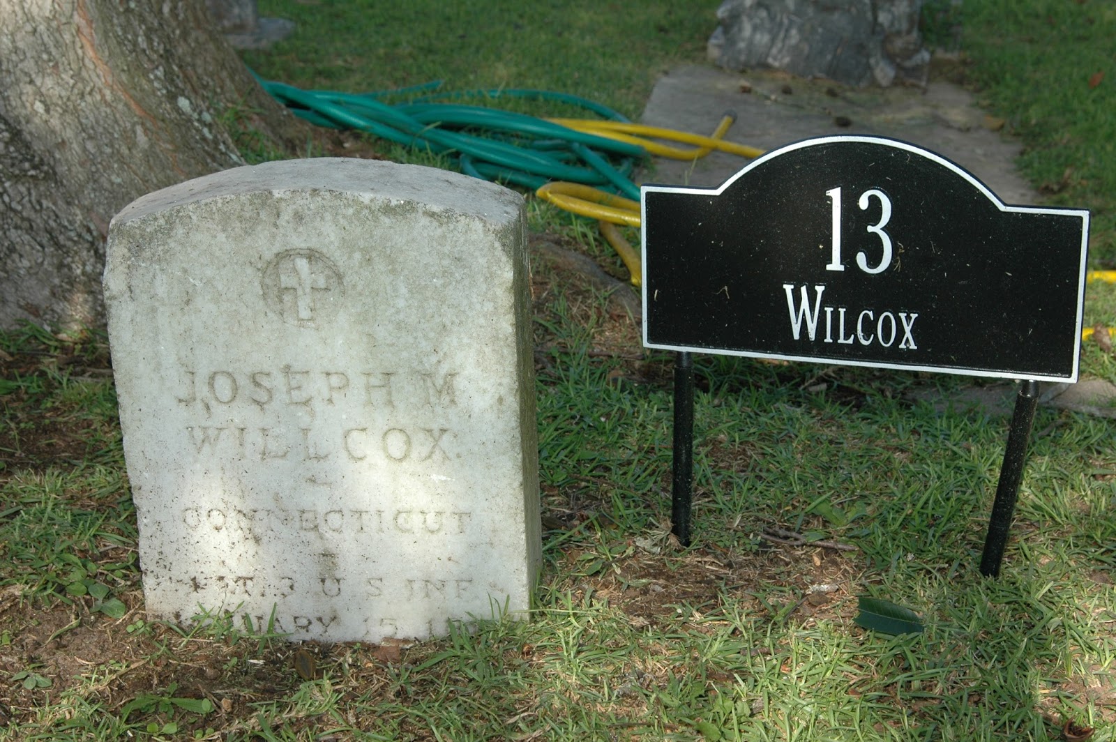 Dispatches from the LPOP Where is the oldest marked grave in Wilcox