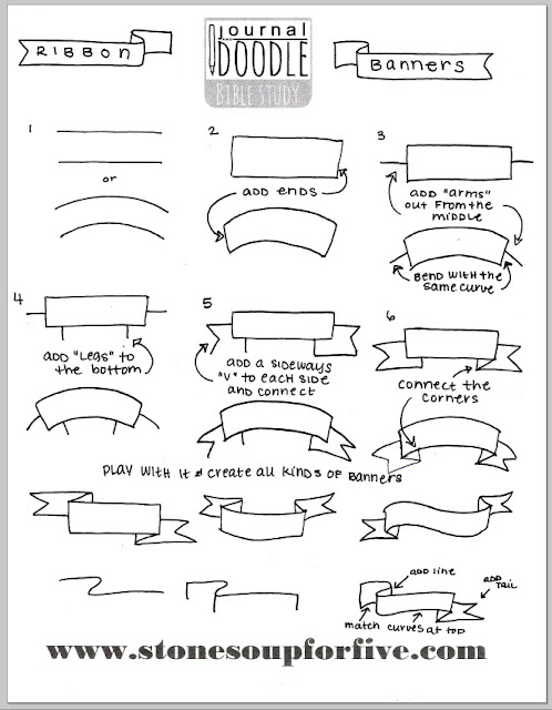 Stone Soup For Five Doodle With Me Wednesday Ribbon Banners