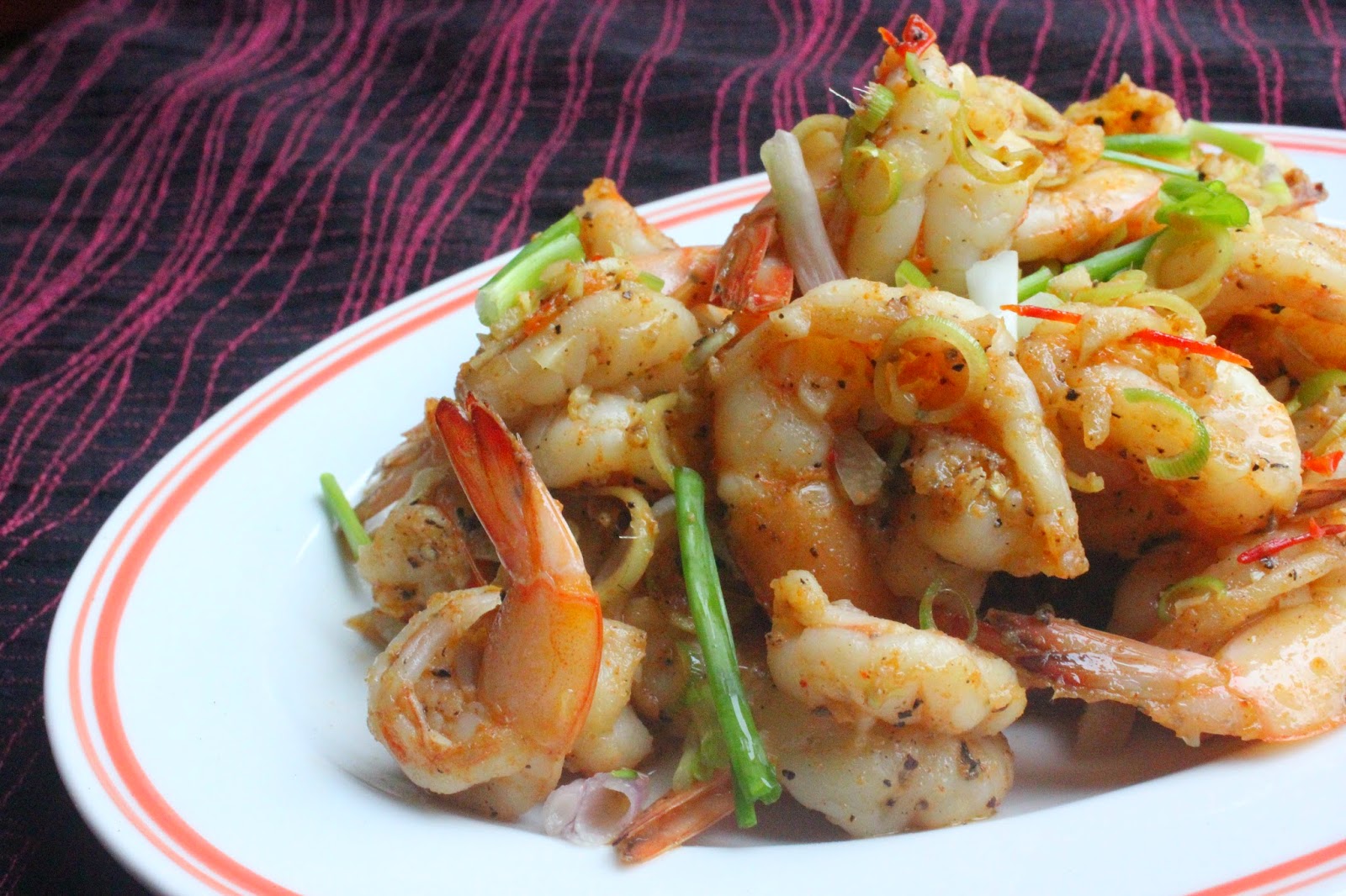 The Morning After: SPICY LEMONGRASS PRAWNS