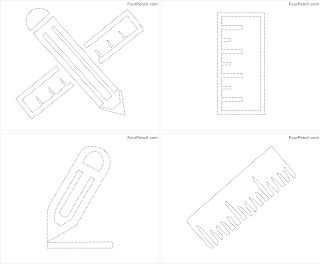 Four Dotted: Free printable Ruler dotted drawing worksheet/activity for ...